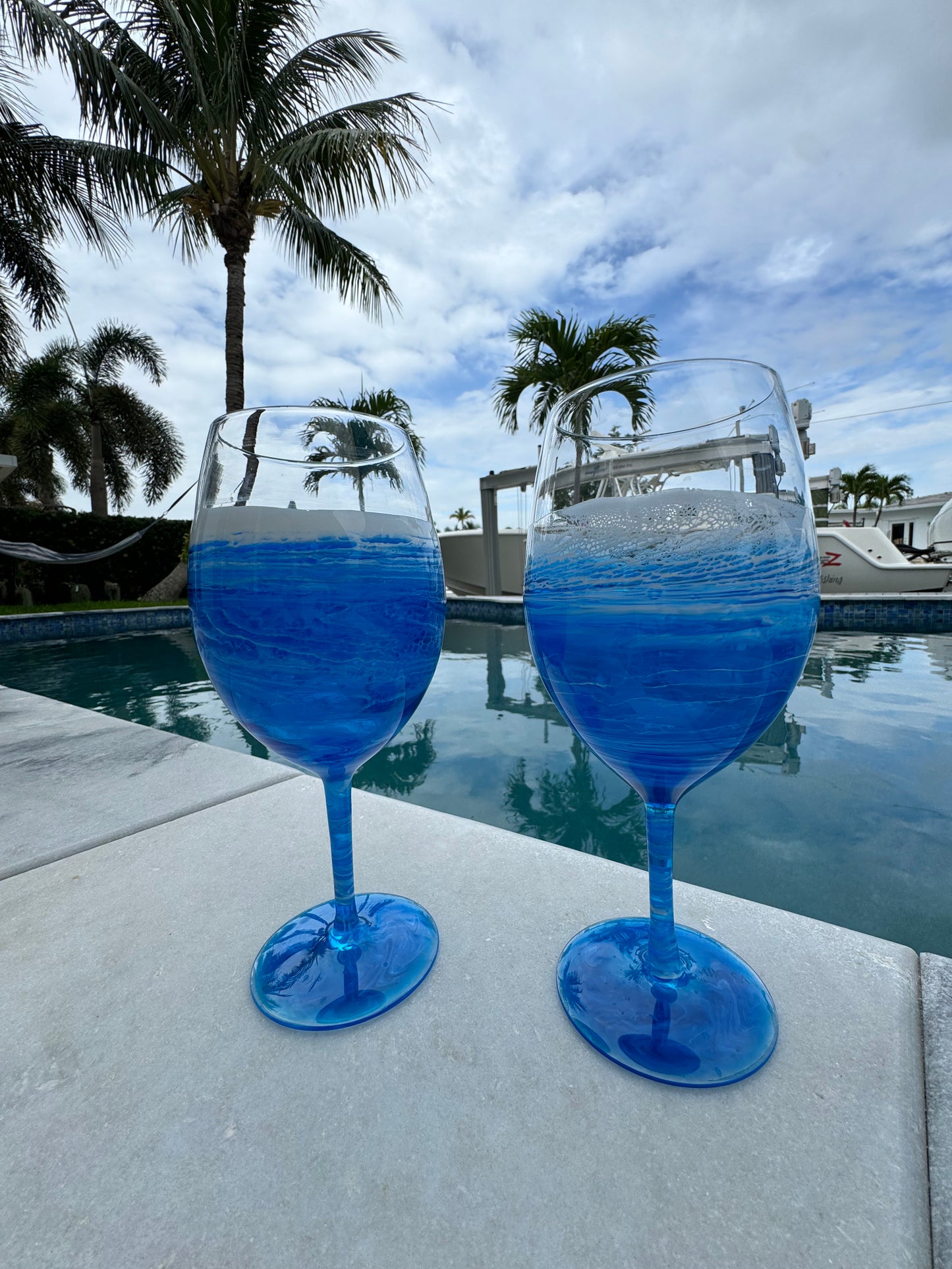 2 Ocean Wine Glass or more - Sold by pairs-